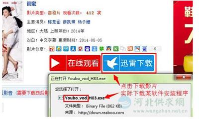 誘騙用戶下載影片，實(shí)則下載木馬病毒